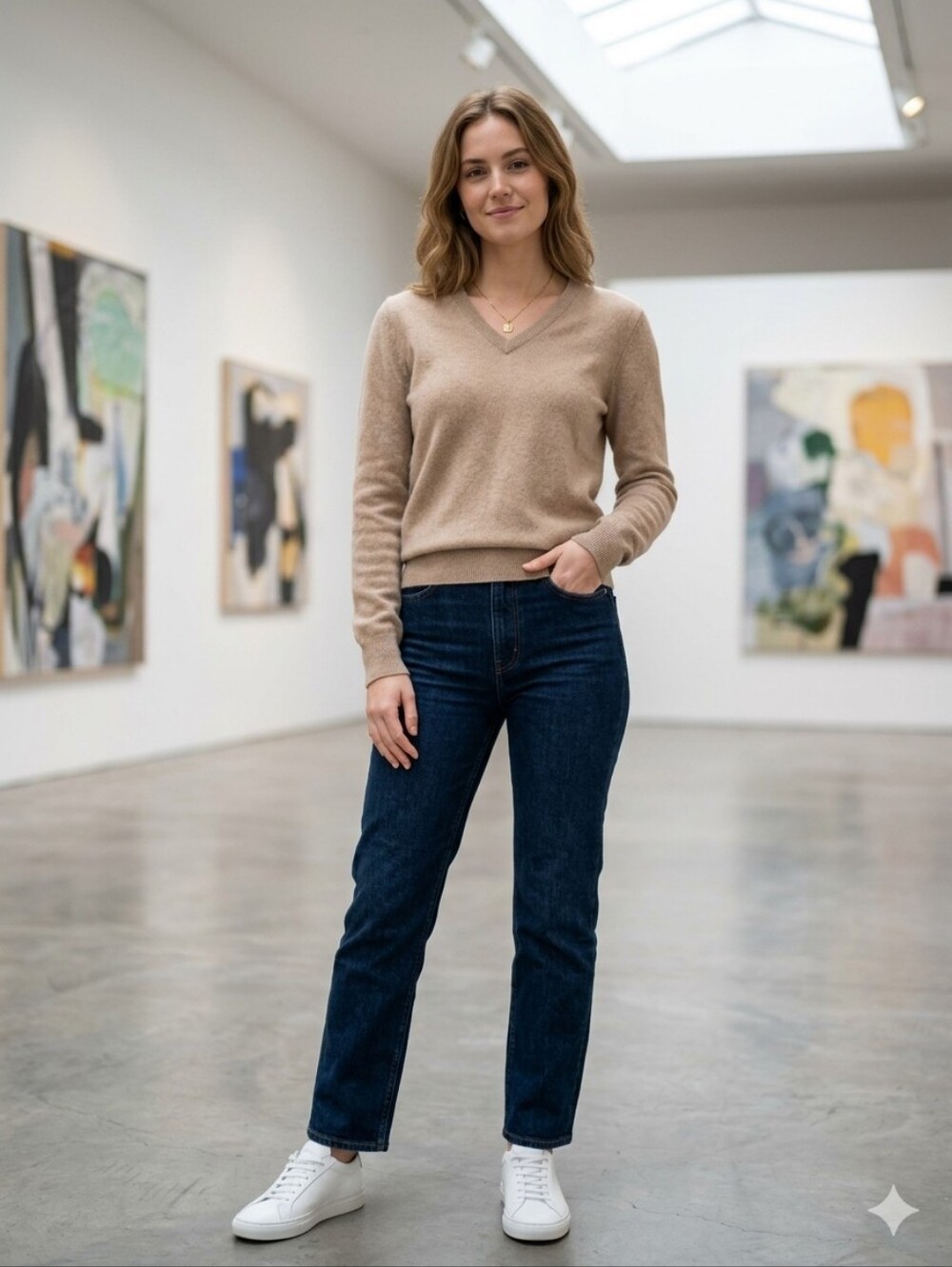 Cashmere Sweater - Light Camel